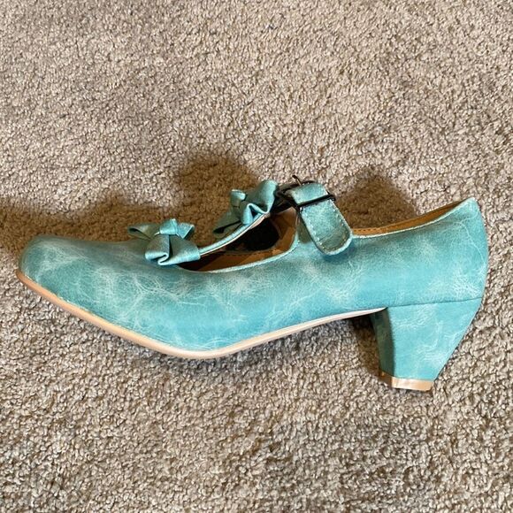 Women’s Shoes Bows Round Toe Mary Jane Low Heel Size 39 (8-8.5 US) NEW - Picture 5 of 12